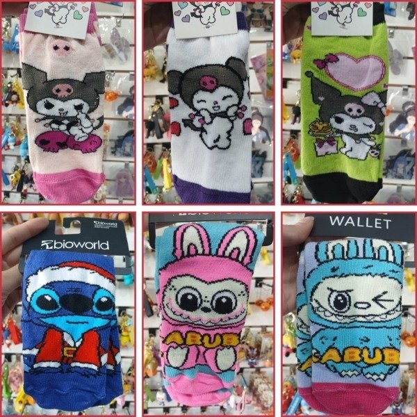 Producto - Medias Sanrio - Labubu - Stitch - Ingrese para elegir