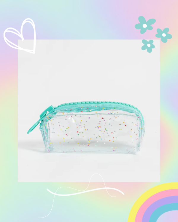 Producto - Cartuchera Transparente con Cierre XL