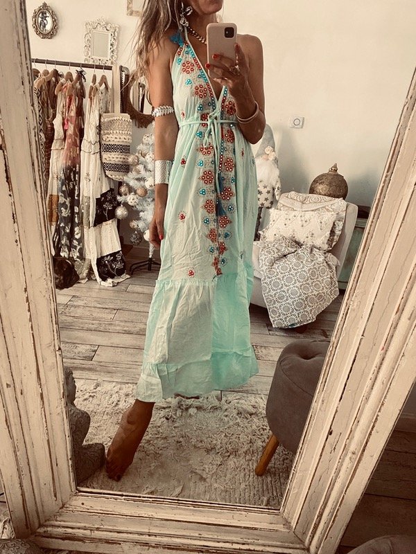 Producto - Vestido avadi celeste