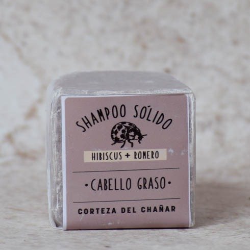 Producto - Shampoo Sólido Cabello Graso - 80 Gr - Corteza de Chañar
