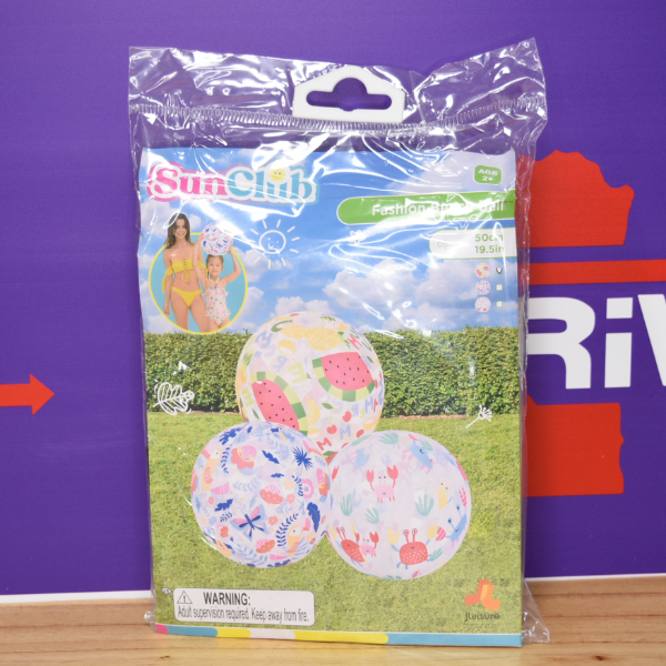 Producto - PELOTA INFLABLE FASHION 50CM 53012