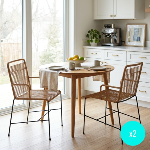 Producto - Silla Amsterdam con apoya brazos (2 unidades) - 0