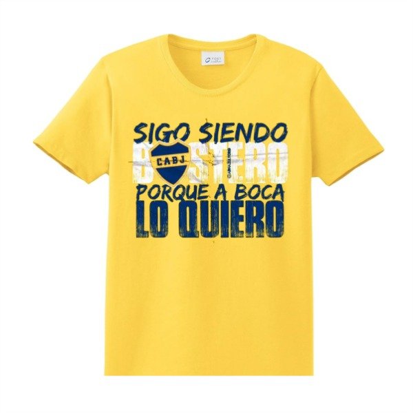 Producto - Remera Boca Juniors Amarilla Cabj Xeneize