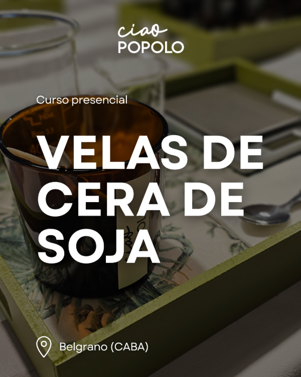 Producto - Aprendé a hacer velas de soja desde cero - Curso presencial