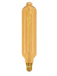 Producto - LAMPARA GRANDE AMBER TUBULAR 4W CALIDA CANDELA