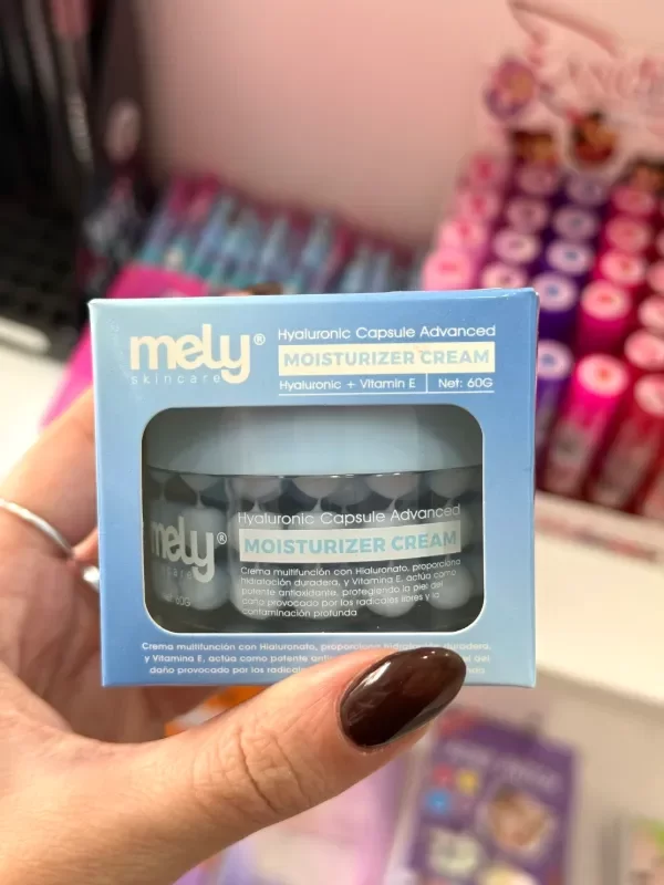 Producto - Crema facial hidratante cápsulas de hialuronico mely