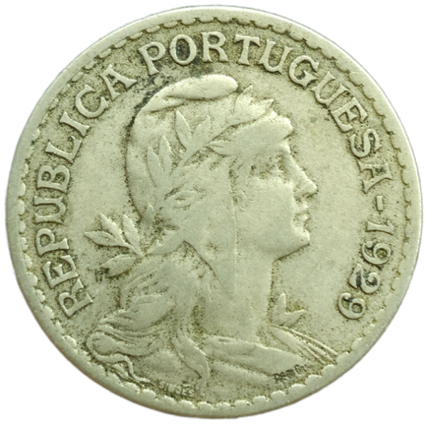 Producto - Portugal 1 Escudo 1929 Km#578 VF
