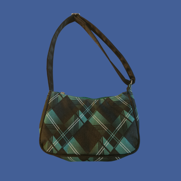 Producto - Mini bag verde a cuadros