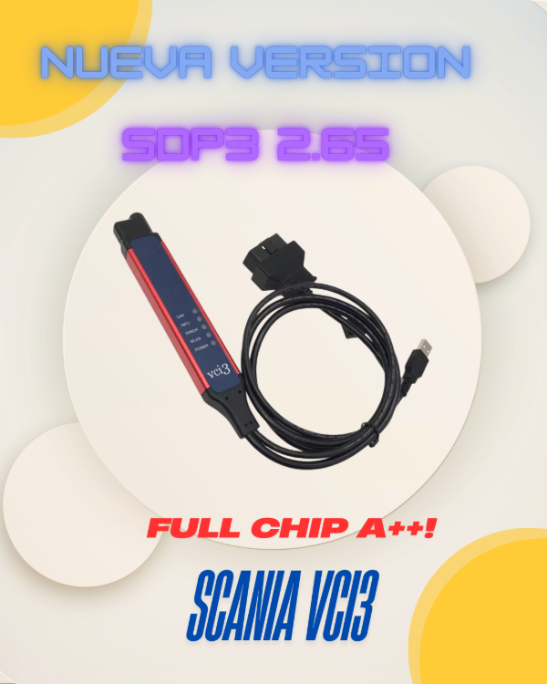 Producto - Pack Software SCANIA (SDP3, XCOM, SOPS, MULTI) + VCI3