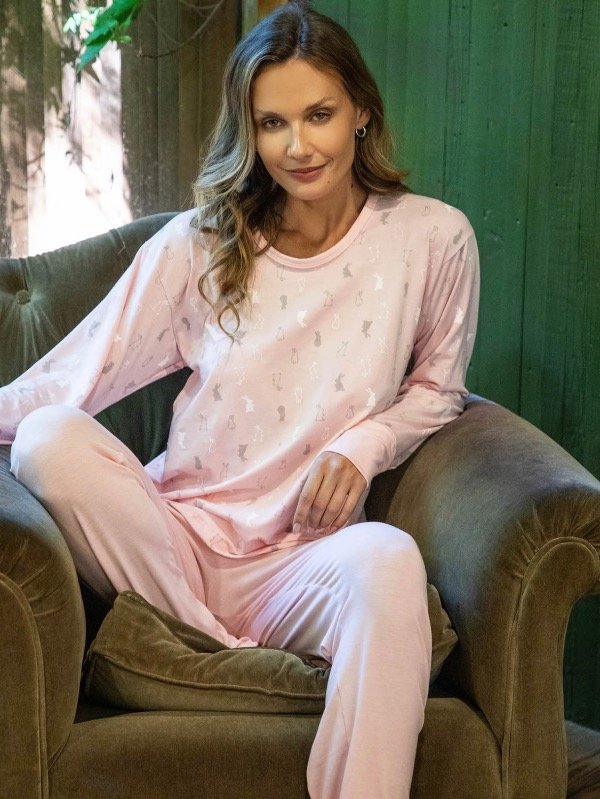 Producto - Pijama conjitos rosa