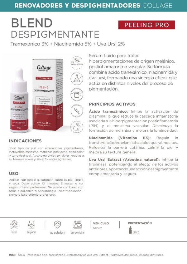 Producto - Collage Peeling Blend Despigmentante 30ml