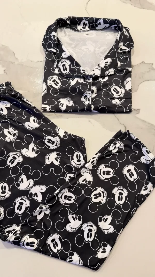 Producto - Camisero Mickey negro adultos manga corta - 0