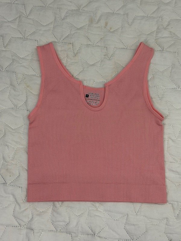 Producto - Crop Top Acanalado V T.S - 1