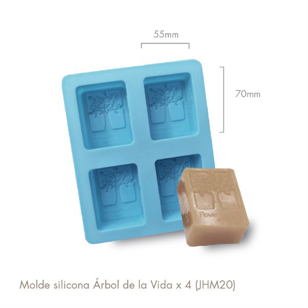 Producto - Molde silicona Rectangulares Arbol de la Vida 4 (JHM-20)