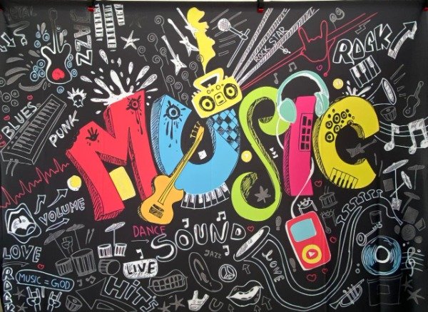 Producto - FONDO MÚSICA BATERIA SIN FALLA 200X150 MUS12