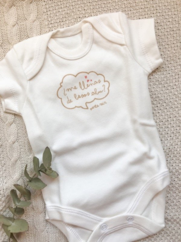Producto - Body - Me llenas de besos Abu - Mangas cortas