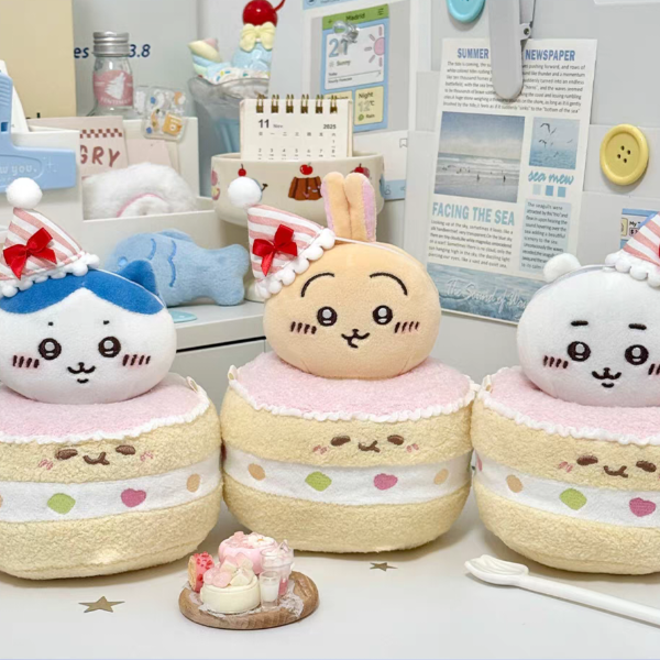 Producto - Peluche Chiikawa Pastel de Cumpleaños