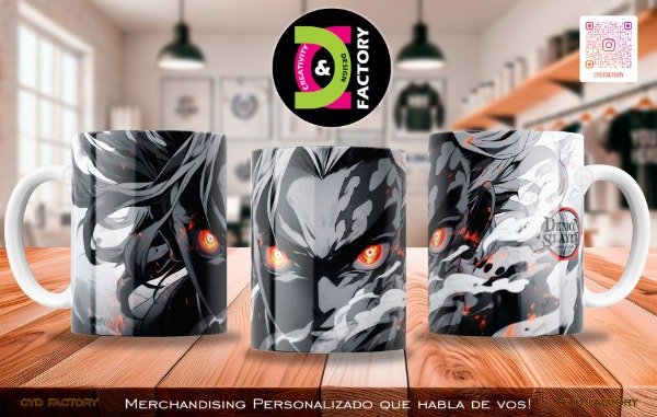 Producto - Taza Demon Slayer - TZ-RT-BL-11OZ-515-ANM-DS