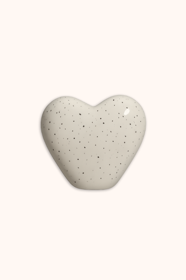 Producto - Molde de yeso borla de cerámica con forma de corazón (para colada en barbotina)