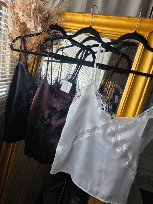 Producto - R25 blusa satén con encaje