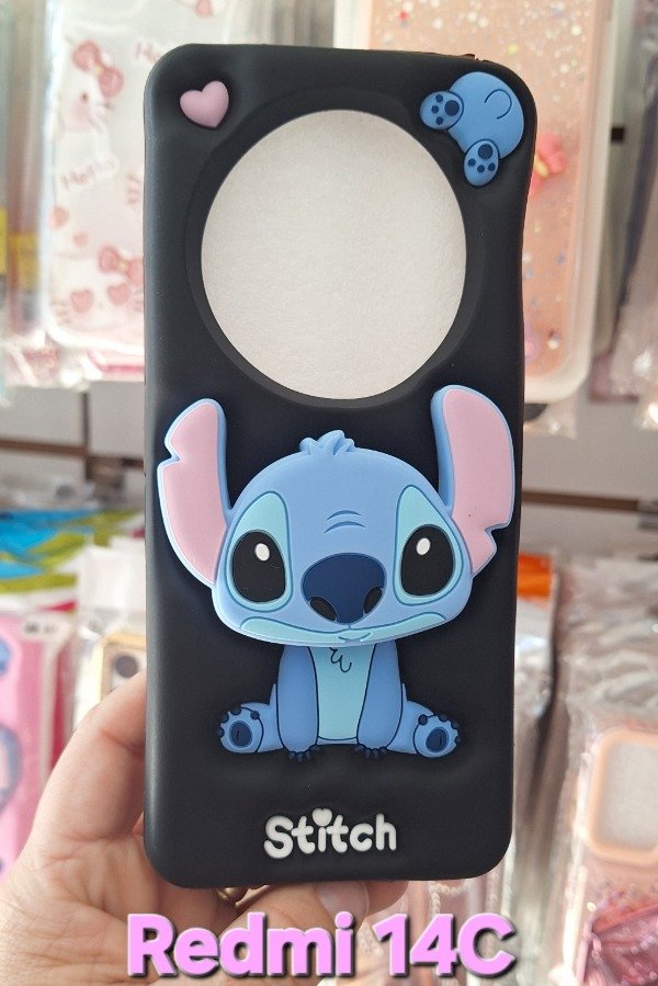 Producto - Fundas silicona popsocket Stich. Redmi 14C - 4