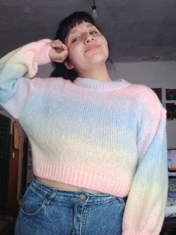 Producto - sweters degradé colores pastel