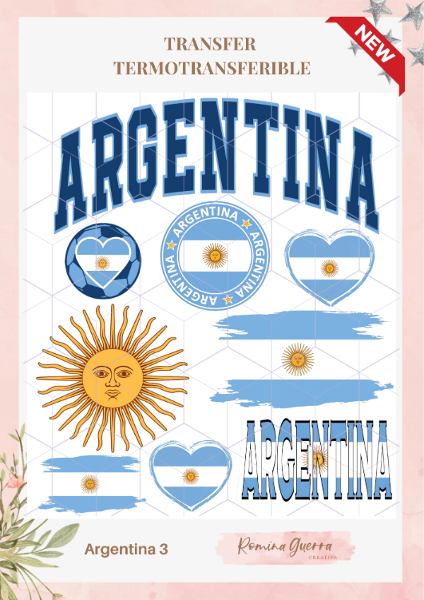Producto - Transfer termotransferible - Argentina 3