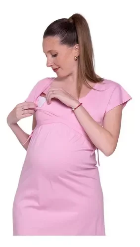 Producto - Camisón maternidad algodón