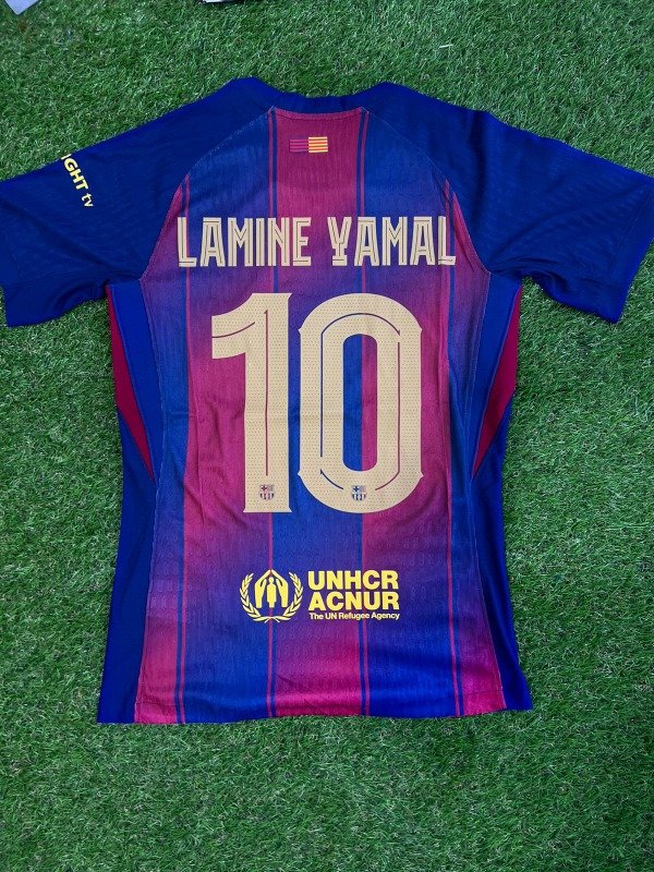 Producto - Camiseta Barcelona Titular MATCH 2025 2026 Lamine Yamal IMPORTADA
