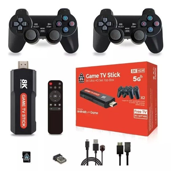Producto - Game TV Stick 8K Juegos Retro y Smart TV TVBOX