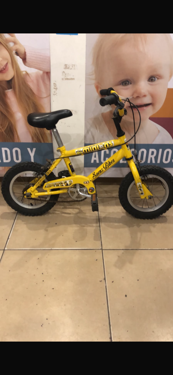 Producto - Bicicleta Infantil Minions Rodado 12 Saenz  Bikes - 2