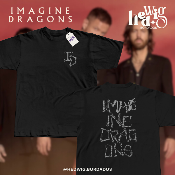 Producto - Remera IMAGINE DRAGONS Bones (doble estampa) - DTF