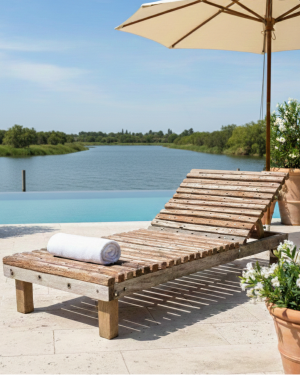 Producto - Reposera de varillas de Lapacho alta