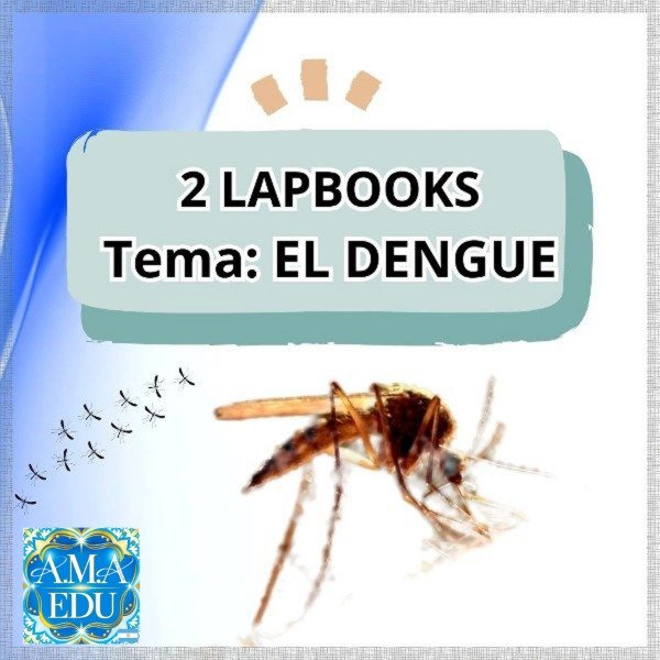 Producto - 2 LAPBOOKS CONTRA EL DENGUE + Proyectos + Cartas contra el Dengue