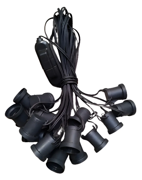 Producto - Guirnalda de Luces de Exterior 10mts SIN LAMPARAS