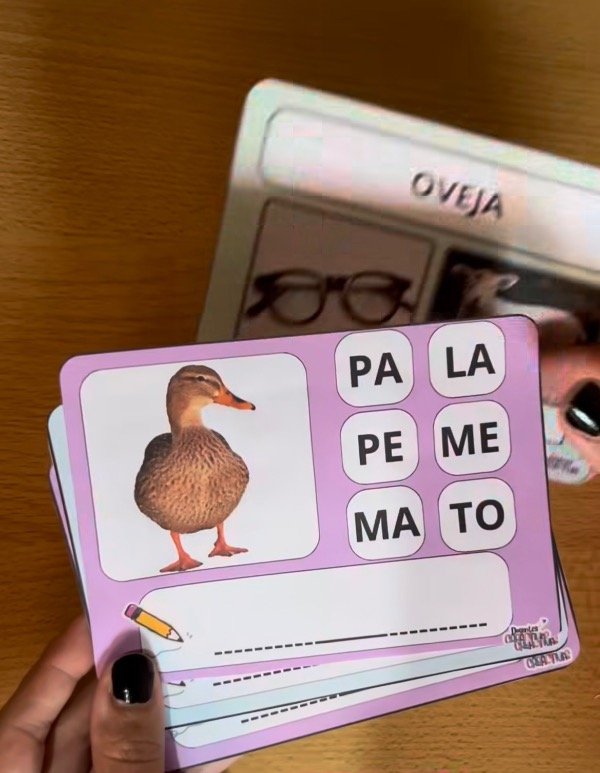 Producto - Tarjetas para alfabetización inicial