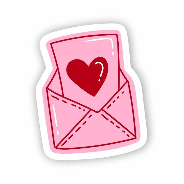 Producto - ST00672 Carta rosa corazon