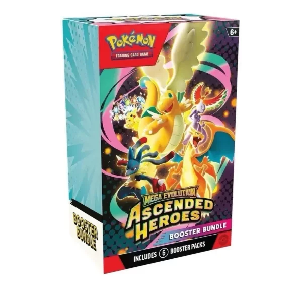 Producto - Pokemon Ascended Heroes Booster Bundle Sellado - 6 sobres