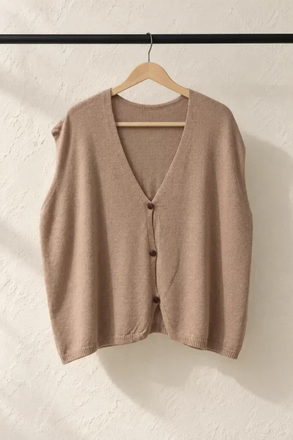 Producto - Chaleco con botón - hilo lycra - 2