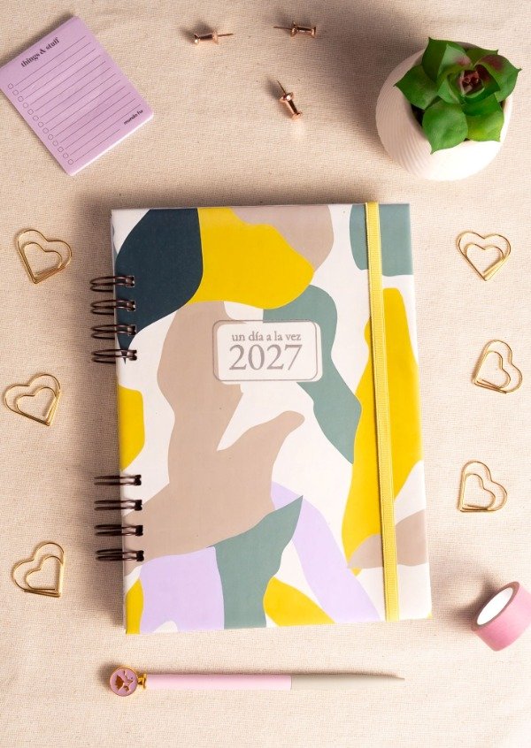 Producto - Agenda semanal vertical con horarios Un día a vez - 0
