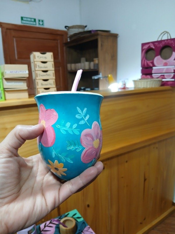 Producto - Mate de calabaza " CARIBBEAN" - 2