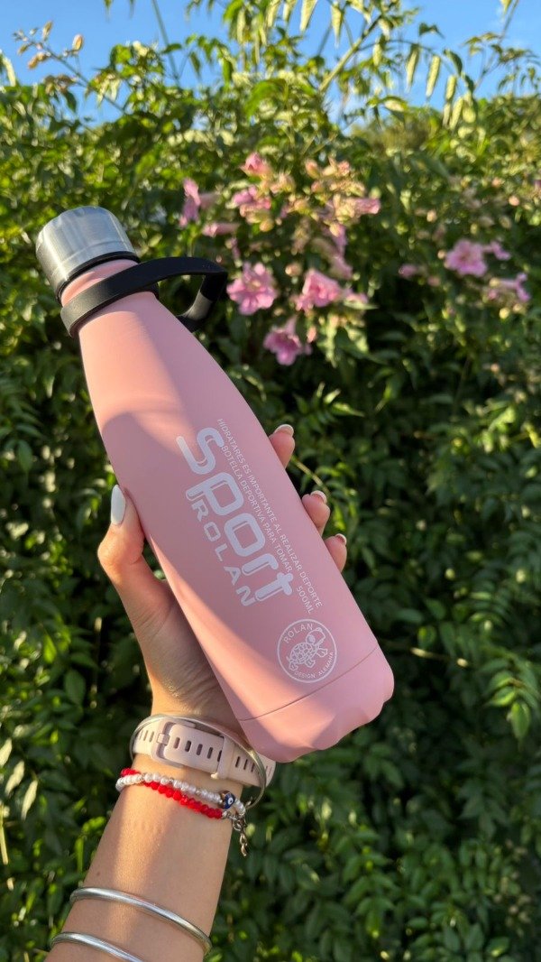 Producto - Botella térmica acero inoxidable 500 ml. color rosa