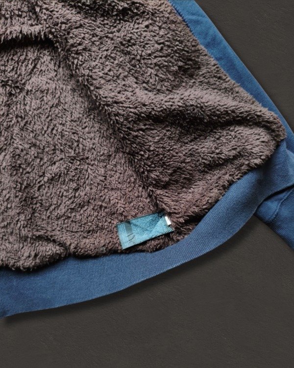 Producto - CAMPERA UNIQLO AZUL CON INTERIOR DE CORDERITO TALLE XL - 6