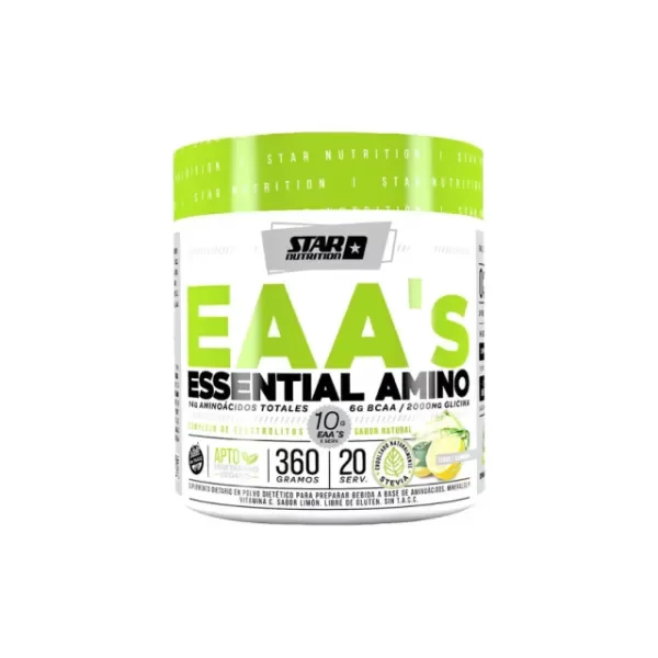 Producto - AMINOACIDO ESSENTIAL LIMON 360GR - STAR NUTRITION