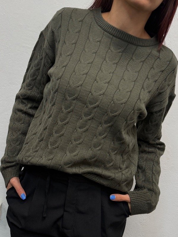 Producto - Sweater Luna verde oliva