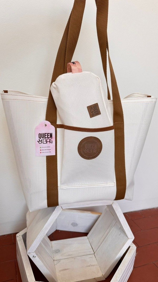 Producto - Bolso Playero White Queen