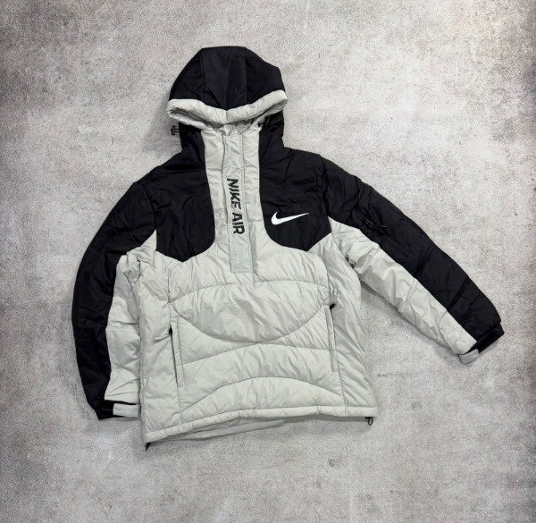Producto - Anorak Puffer Gris Negro Importado
