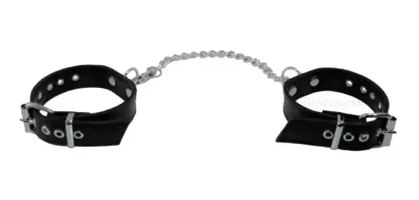 Producto - ESPOSAS FINAS DE CUERO CON CADENA LARGA