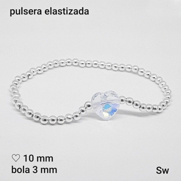 Producto - PULS.SW- Corazón 10mm y bola 3mm (DÓLAR)