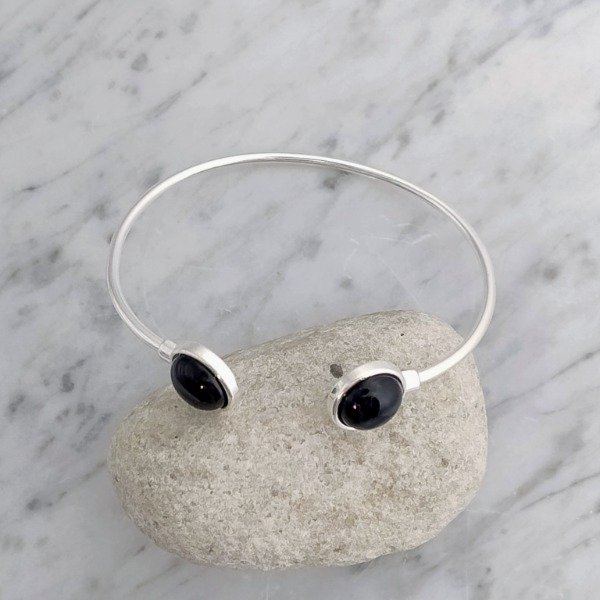 Producto - Pulsera doble Agata Negra